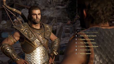ac odyssey arena mystery opponent.